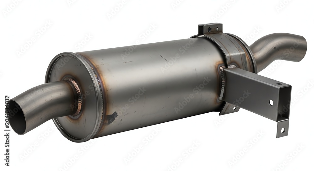 Fototapeta premium Automotive Exhaust System Component for Vehicle Emission Control.