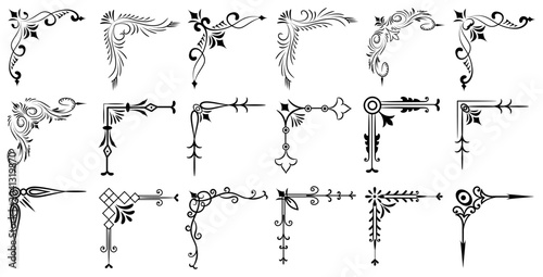 Foto Vintage decorative corner ornaments