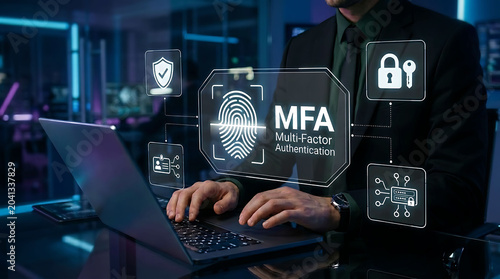 Multi Factor Authentication Security System With Biometric Identity Verification