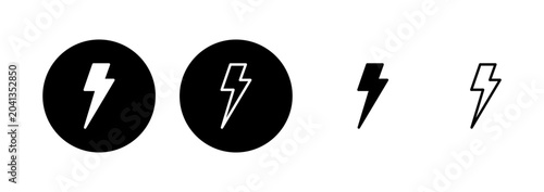 Foto Lightning icon logo design