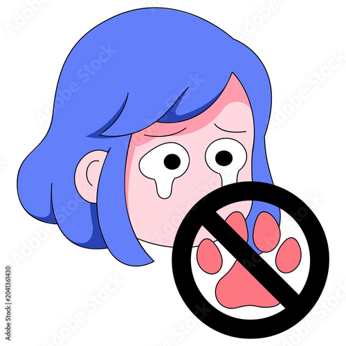 Fényképezés Pet Allergy Sticker
