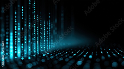 Minimal premium fintech background with glowing financial data patterns