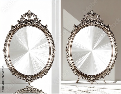 golden antique luxury frame