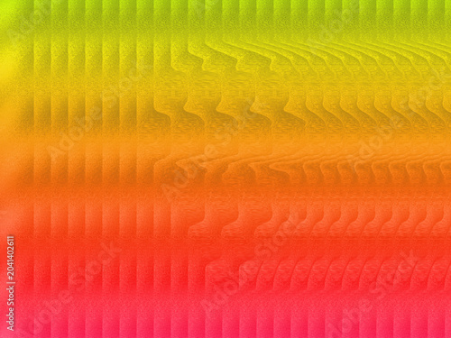 Fotografi Hidden message puzzle - stereogram in the form of colorful abstract gradient pat