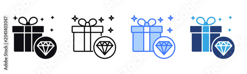 Cuadro en lienzo Exclusive Offer icon sheet multiple style collection