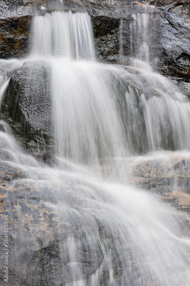 Fototapeta premium closeup of a waterfall