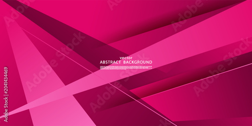 Abstract pink background with overlapping paper cut pattern elements concept design. Vector Eps10