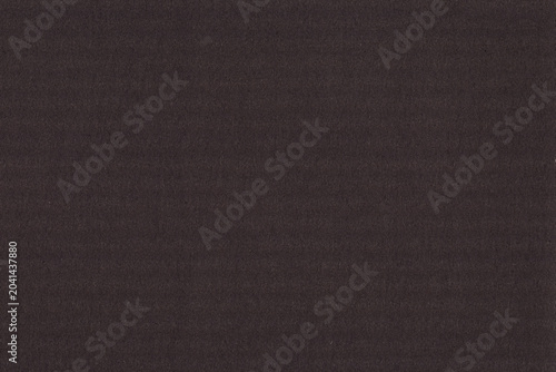 Obraz na plátně Dark brown textured fabric background with subtle lines