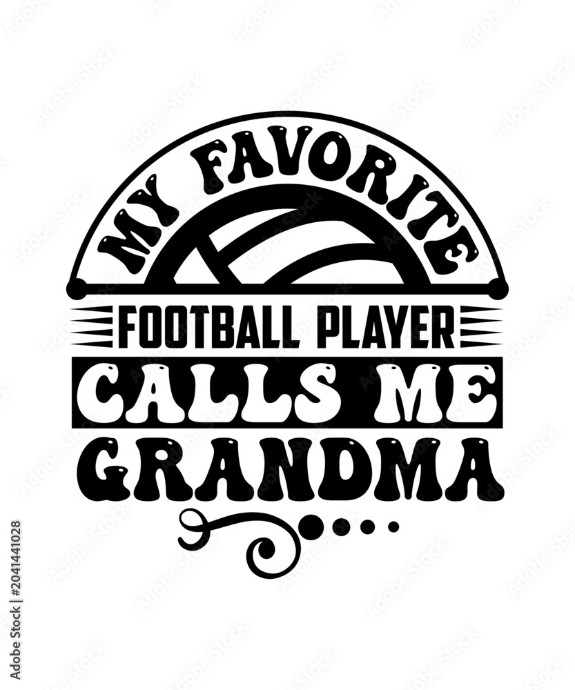 Obraz premium Football family svg bundle