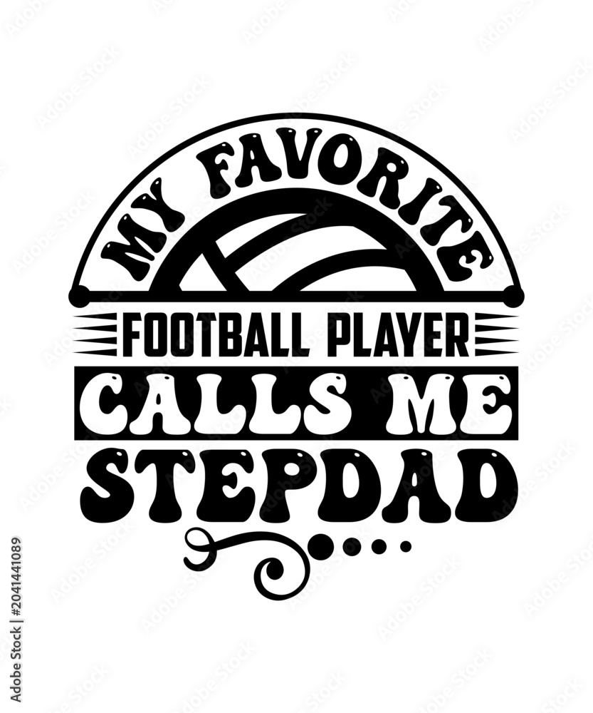 Obraz premium Football family svg bundle