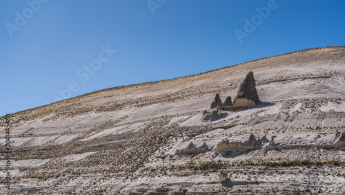 Photography A picturesque mountain against a blue sky