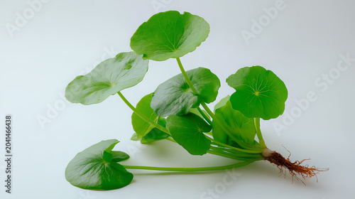 Centella Asiatica Medicinal Herb Isolated For Herbal And Wellness Concepts