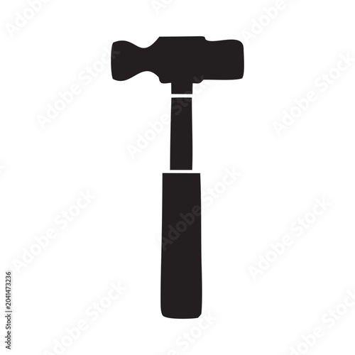 hammer on white background