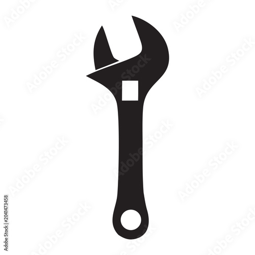 wrench isolated on white background