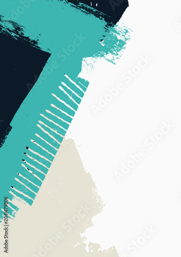 Abstract trendy universal artistic banner template . Design for cover, invitation, banner, placard, brochure, poster, card, flyer and other Vector illustration