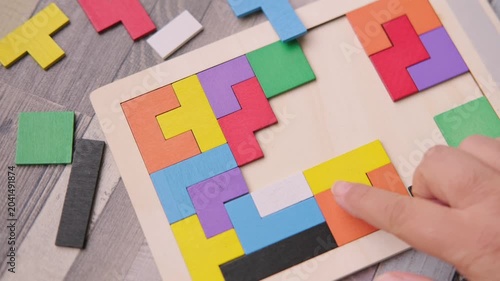 colorful wooden geometric shapes intellectual puzzle, therapy cognitive training, dementia aid, brain health, puzzle pieces, occupational therapy, logical thinking, mental exercise, elderly activity