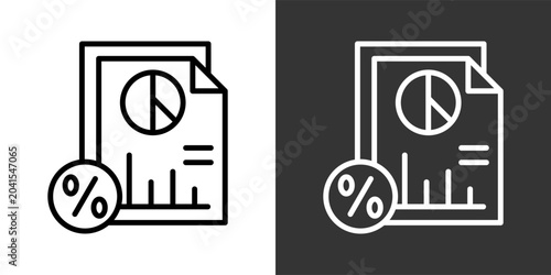 Konstfotografi Interest Rates Black And White Multiple Style Icon Set Collection Pack Vector Il