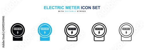 фотографія electric meter icon