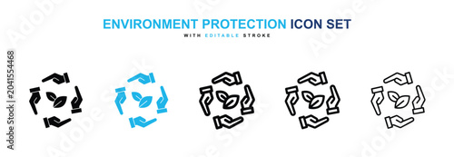 Fotografia Environment protection icon
