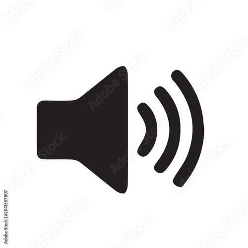 High Volume Audio Speaker Sound Settings Icon