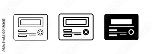 Credit Card Icons, Payment Card Set, Financial Transaction Graphics