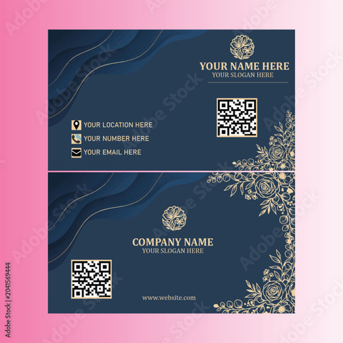 business card template