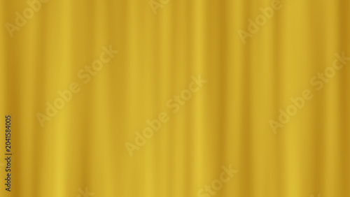 Rich Golden Fabric Curtain Background with Subtle Vertical Folds and Soft Light Illumination