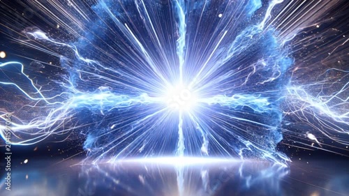 A radiant golden light burst transitioning from a rich gold core to white-hot edges, with a powerful light storm effect