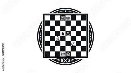 Foto Chess Board Game Strategy Pieces.
