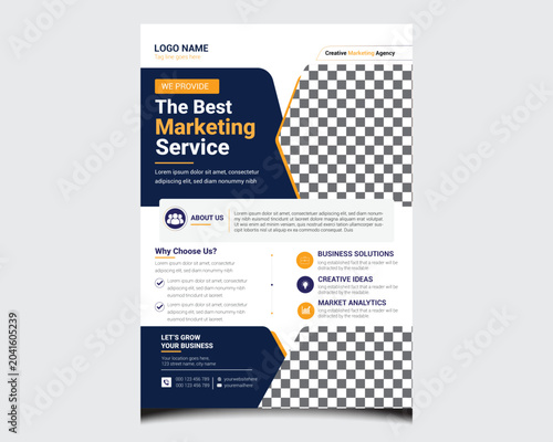 Marketing Agency Business Flyer Template