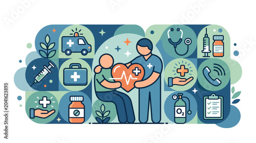 Photos Medical Professional Holding Baby Carefully.