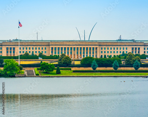Konstfotografi Pentagon building exterior in Arlington