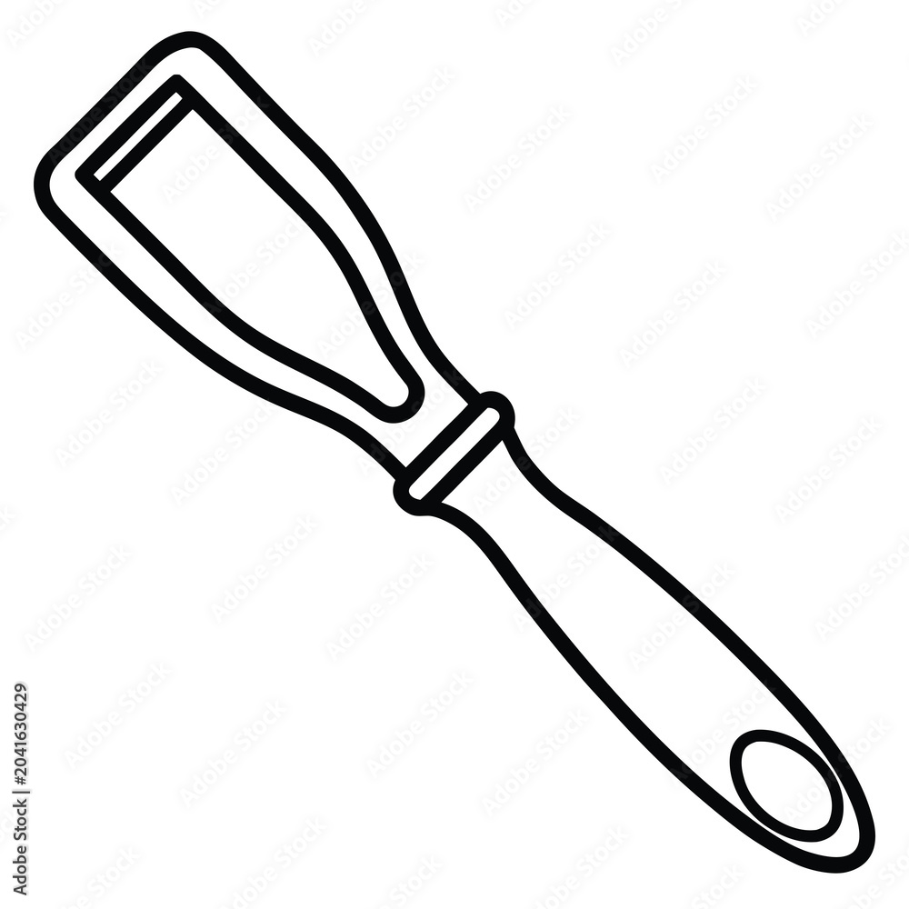 Obraz premium peeler-isolated-on-pure-white-background.eps