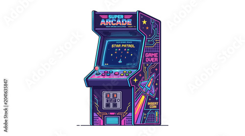Retro Arcade Machine 