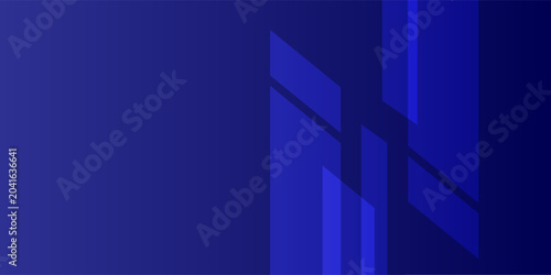 Futuristic blue background with transparent layered rectangles and professional appearance.