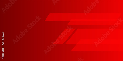 Abstract red background with dynamic geometric shapes and modern corporate design