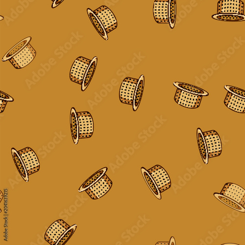 Принти на полотні seamless pattern repair sink drain cartoon