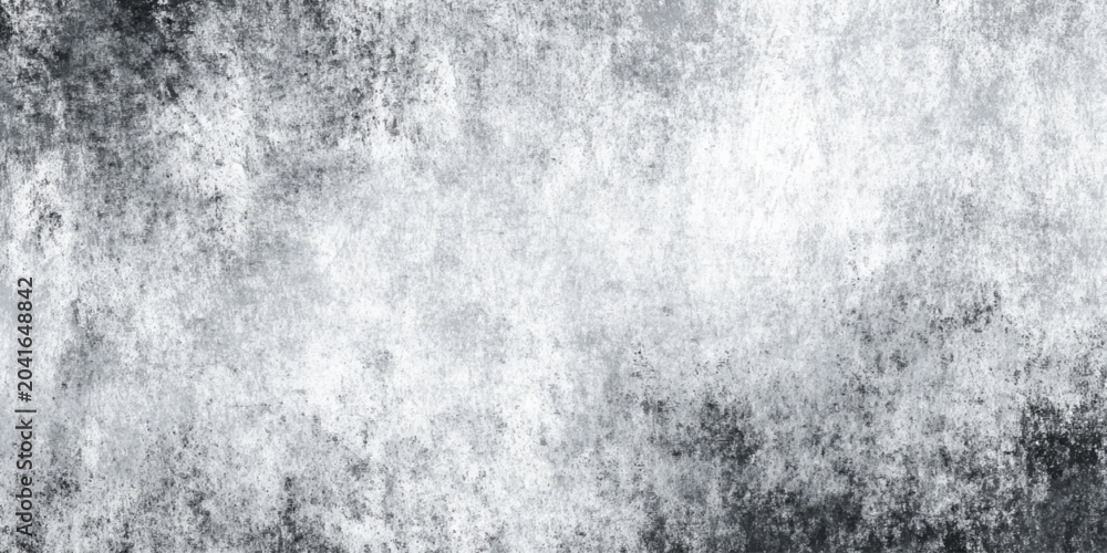 Obraz premium Old cement concrete wall texture background. vintage grunge distressed plaster backdrop and gray and white weathered wall design.