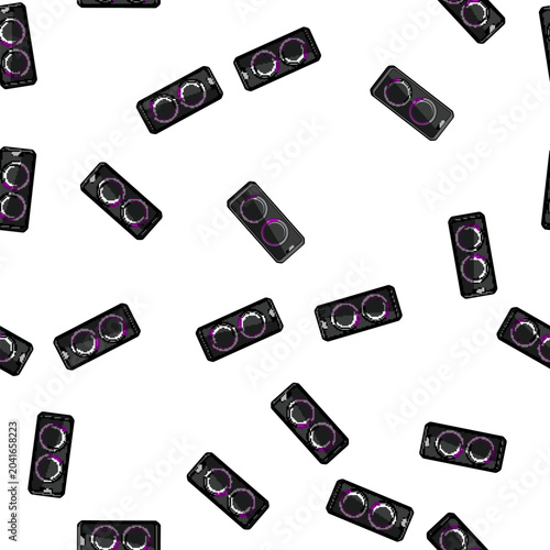 Photos pattern waveform speaker music cartoon