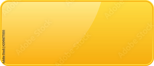 Yellow Label Frame Button Illustration