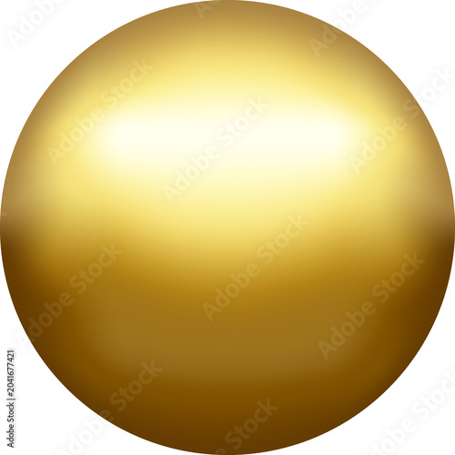 Circle Ball Gold Background Illustration