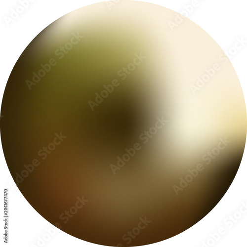 Circle Ball Gold Background Illustration