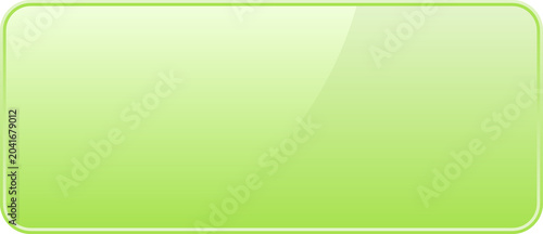 Green Label Frame Button Illustration