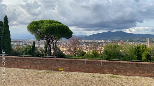 View of the city of Florence from the Forte di Belvedere, 
Florence, Tuscany, Italy