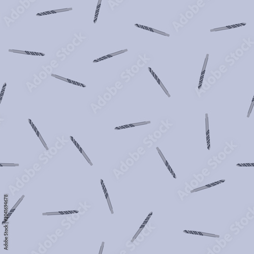 Quadro em tela pattern tool drill bit cartoon