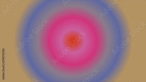 Gradient background showcases a complex interplay of tan, blue, and hot pink tones, converging in a central focal point to provide an energetic and highly versatile base for various artistic layouts.