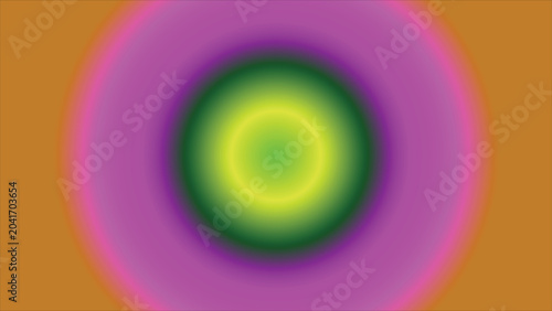 Gradient background presents a vibrant circular arrangement of purple, green, and golden yellow hues that converge in a warm, artistic center to serve as a high-impact visual for creative projects.