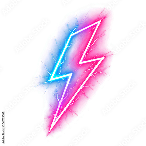lightning bolt and feather