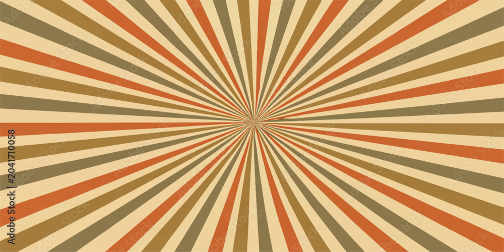 Fototapeta premium Retro grunge sunburst rays background vintage wallpaper design