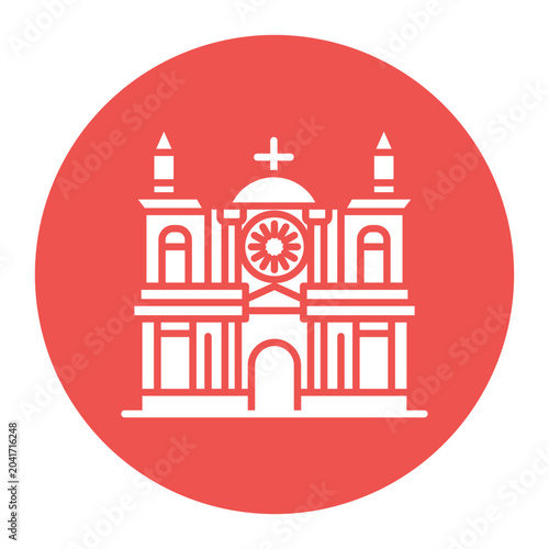 Tableau sur toile Notre Dame Icon